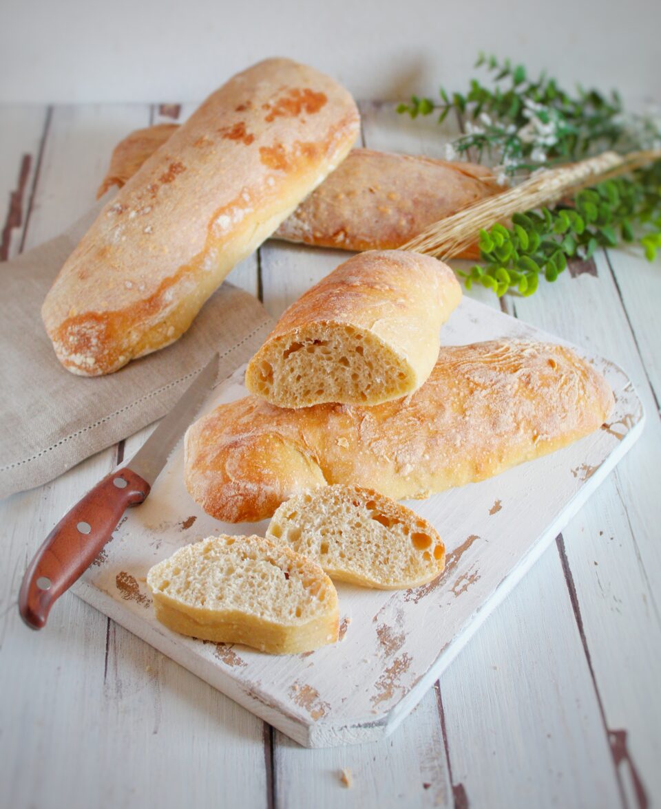 Sourdough ciabatte bread