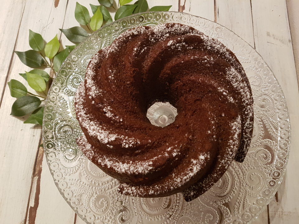 Torta agli albumi e cacao
