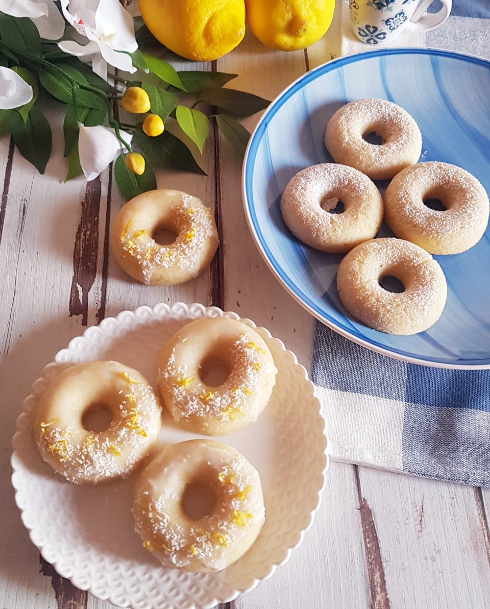 Ciambelline vegane al cocco e limone